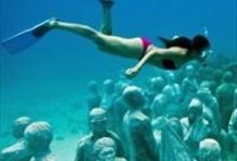 Snorkel at MUSA, Underwater Museum of Art